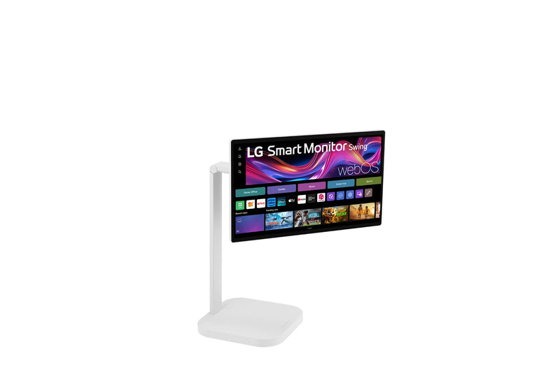 LG 31.5-inch 4K UHD IPS Smart Monitor Swing Touchscreen Rolling Stand