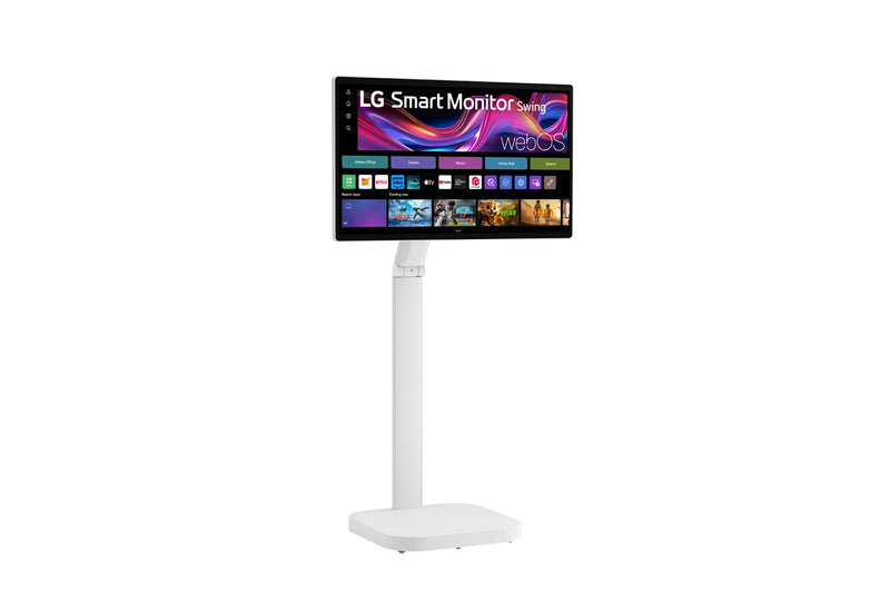 LG 31.5-inch 4K UHD IPS Smart Monitor Swing Touchscreen Rolling Stand