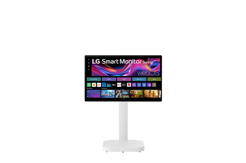 LG 31.5-inch 4K UHD IPS Smart Monitor Swing Touchscreen Rolling Stand