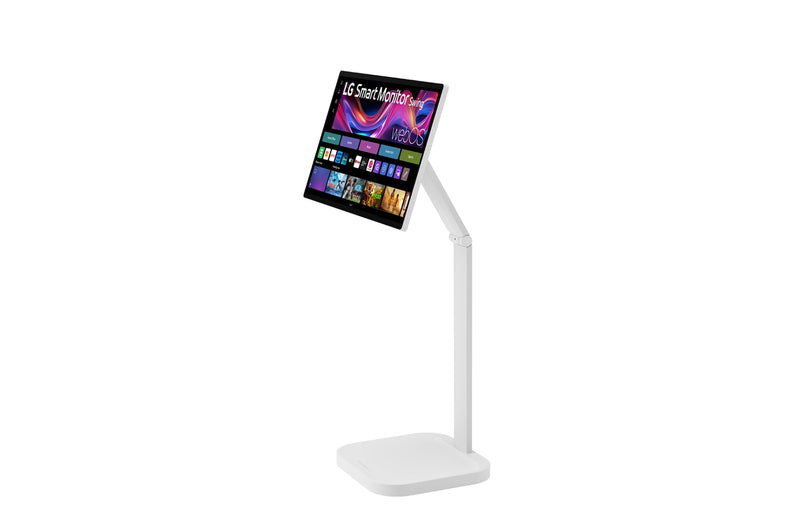 LG 31.5-inch 4K UHD IPS Smart Monitor Swing Touchscreen Rolling Stand