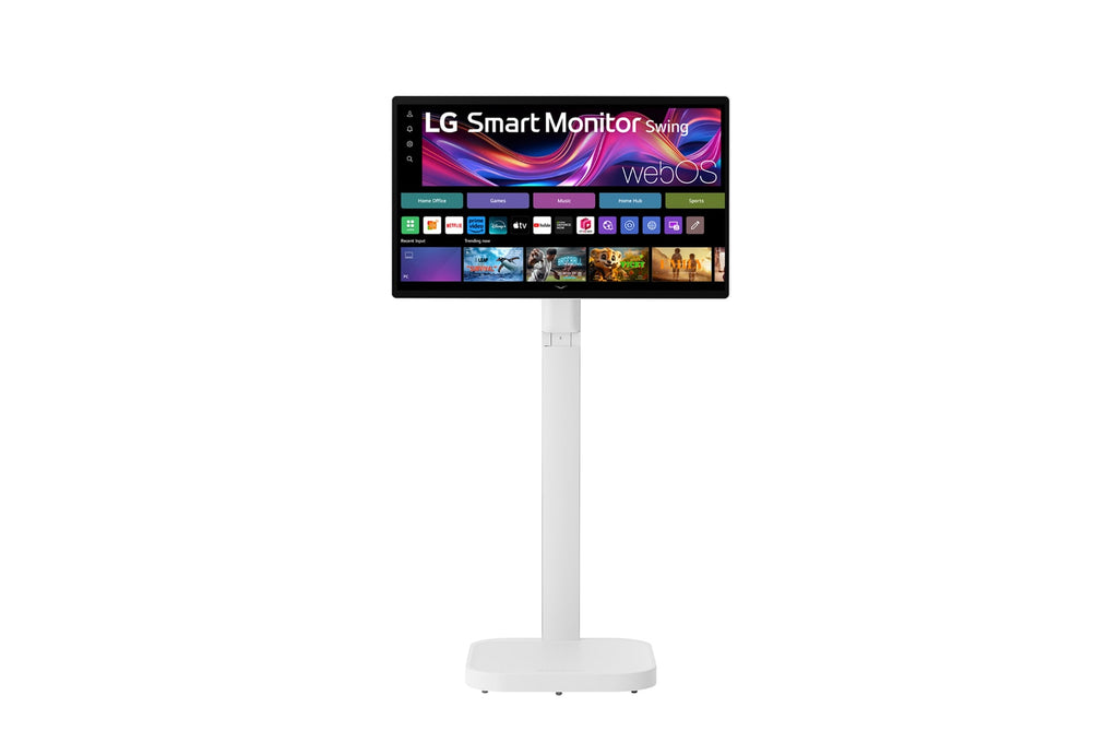 LG 31.5-inch 4K UHD IPS Smart Monitor Swing Touchscreen Rolling Stand