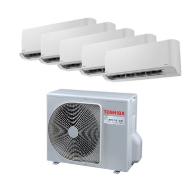 Toshiba System 5 Aircon 5 Ticks 2x10000 1x13000 2x18000 BTU