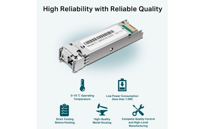TP-Link TL-SM321B-2 1000Base-BX WDM Bi-Directional SFP Module
