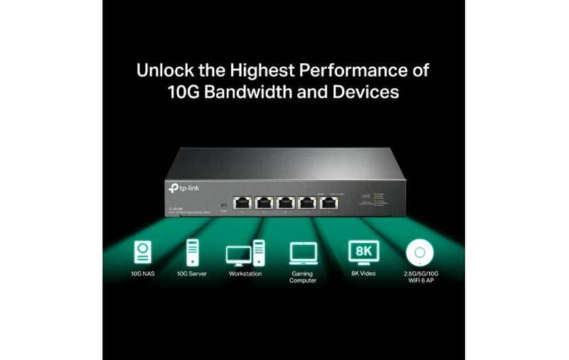 TP-Link TL-SX105 5-Port 10G Desktop Switch