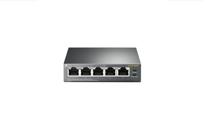 TP-Link TL-SG1005P 5-Port Gigabit Desktop PoE Switch