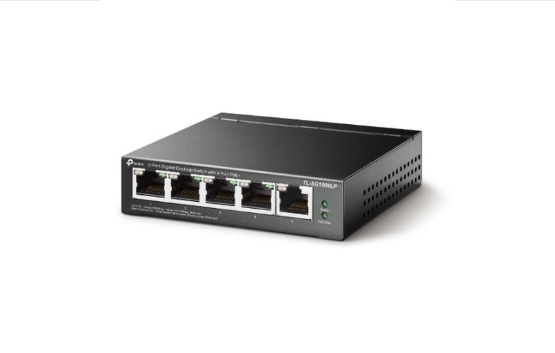 TP-Link TL-SG1005LP 5-Port Gigabit Desktop Switch with 4-Port PoE+