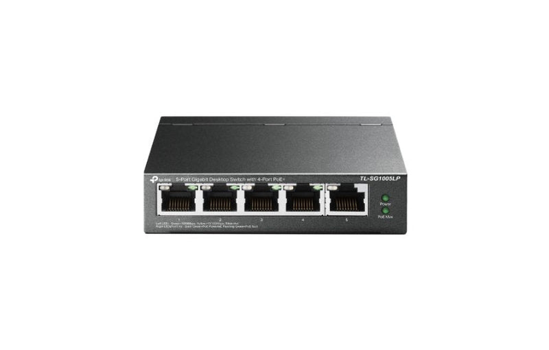 TP-Link TL-SG1005LP 5-Port Gigabit Desktop Switch with 4-Port PoE+