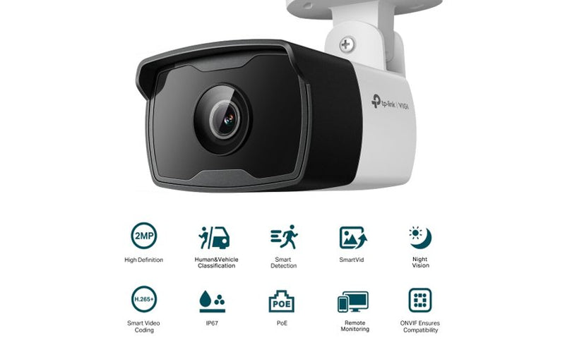 TP-Link VIGI C320I 2MP Outdoor IR Bullet Network Camera 6mm
