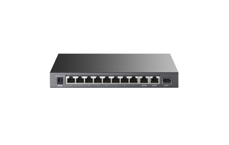 TP-Link 8-Port 10/100Mbps + 3-Port Gigabit Desktop Switch with 8-Port PoE+ TL-SL1311P