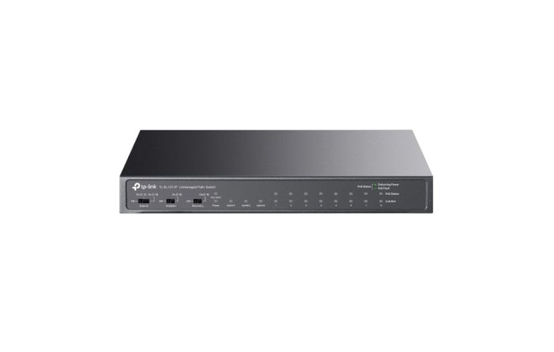TP-Link 8-Port 10/100Mbps + 3-Port Gigabit Desktop Switch with 8-Port PoE+ TL-SL1311P
