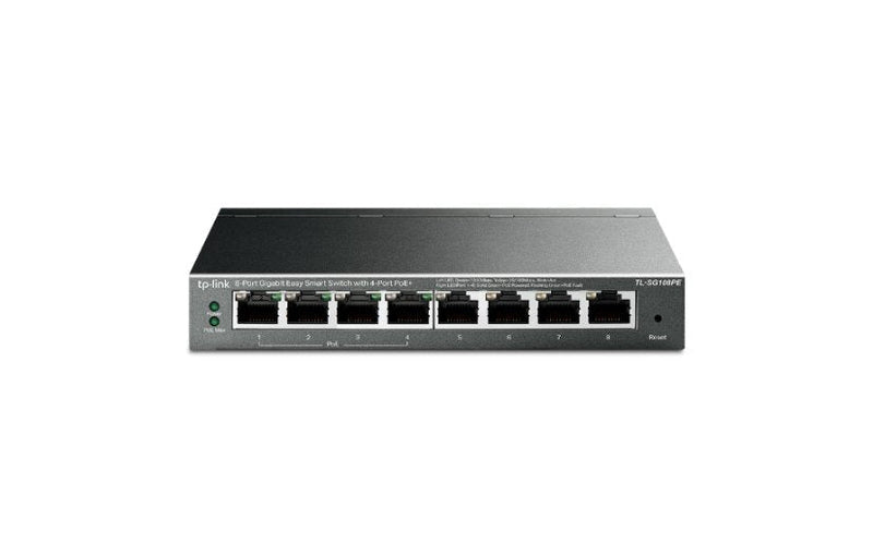 TP-Link 8-Port Gigabit Easy Smart Switch with 4-Port PoE+