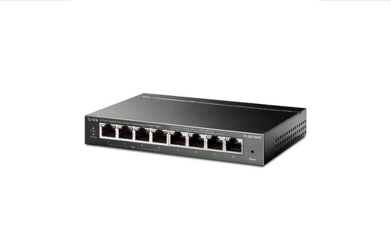 TP-Link 8-Port Gigabit Easy Smart Switch with 4-Port PoE+