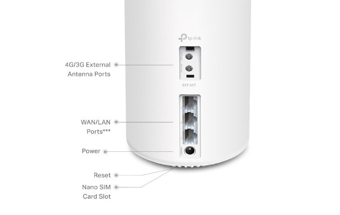 TP-Link Deco X20-4G+ AX1800 Whole Home Mesh Wi-Fi 6 Router 1-Pack