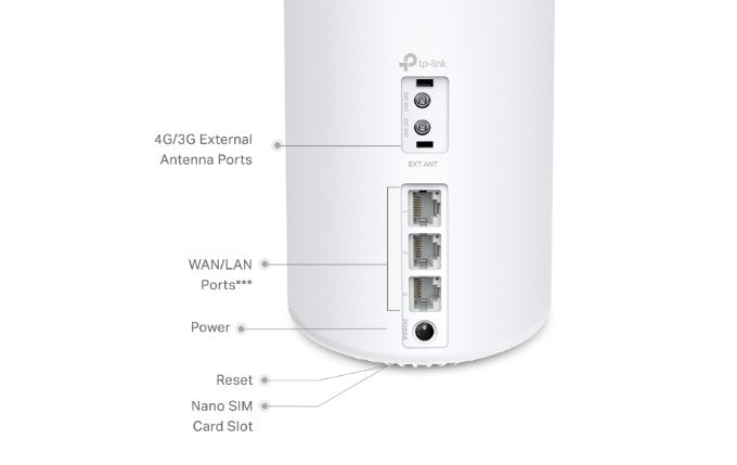 TP-Link Deco X50-4G+ AX3000 Whole Home Mesh Wi-Fi 6 Router