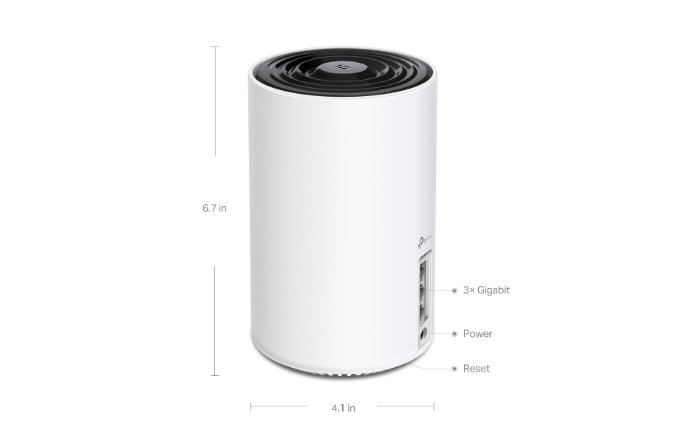 TP-Link Deco XE75 AXE5400 Whole Home Mesh Wi-Fi 6E System Tri-Band 3-Pack