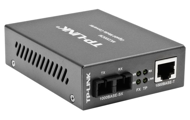 TP-Link Gigabit Multi-Mode SC Fiber Media Converter MC220L