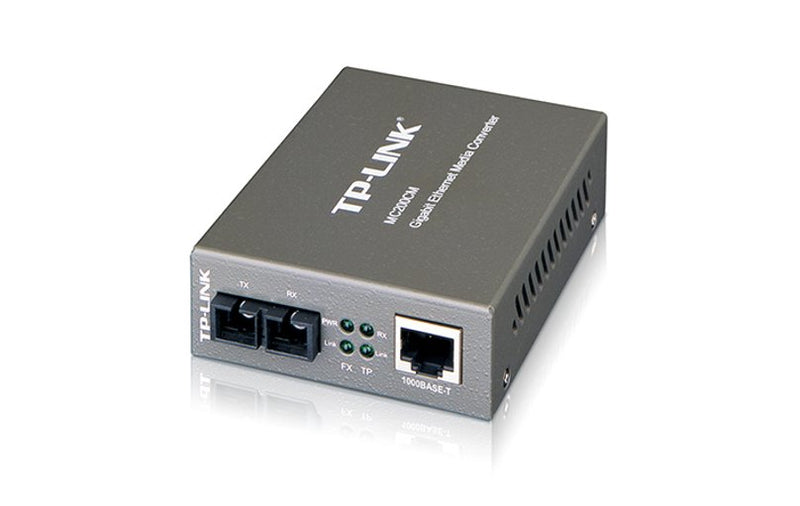 TP-Link Gigabit Multi-Mode SC Fiber Media Converter MC220L