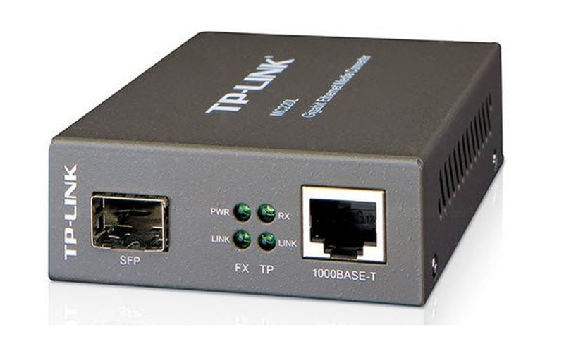 TP-Link MC220L Gigabit SFP Media Converter Hot-Swappable