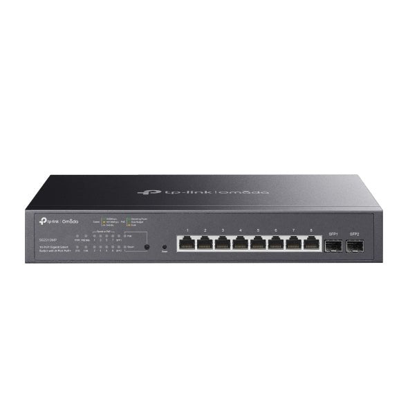 TP-Link Omada SG2210MP 10-Port PoE+ Gigabit Smart Switch 2 SFP