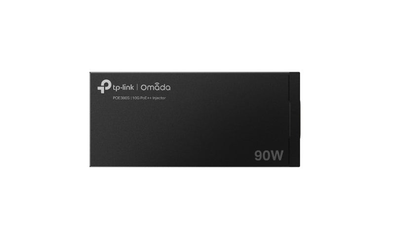 TP-Link Omada PoE380S 10G PoE++ Injector Adapter Black