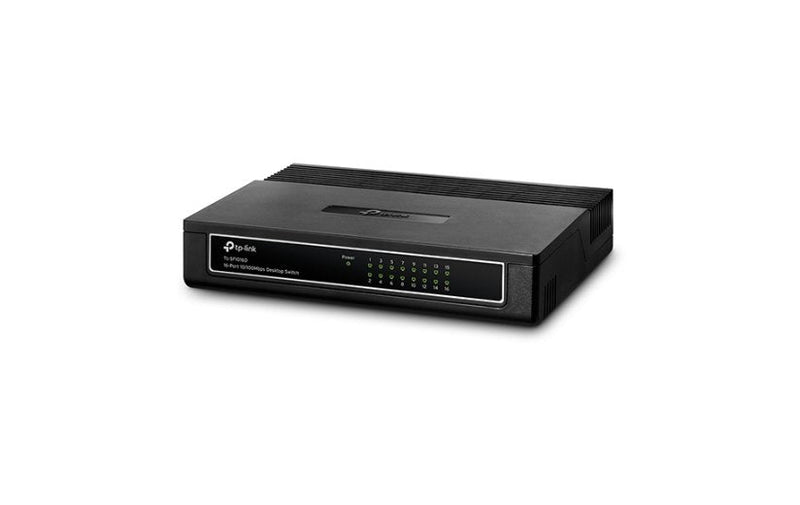 TP-Link Omada 16-Port 10/100 Mbps Desktop Switch TL-SF1016D