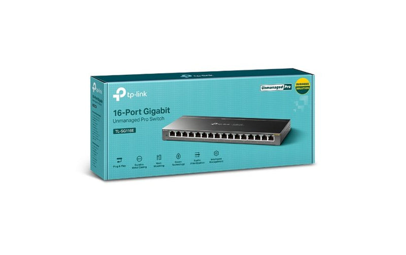TP-Link Omada 16-Port Gigabit Easy Smart Switch TL-SG116E