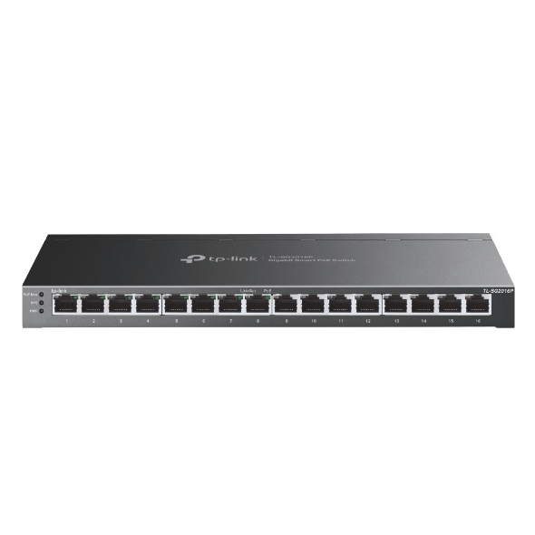 TP-Link Omada 16-Port Gigabit Smart Switch with 8-Port PoE+ TL-SG2016P