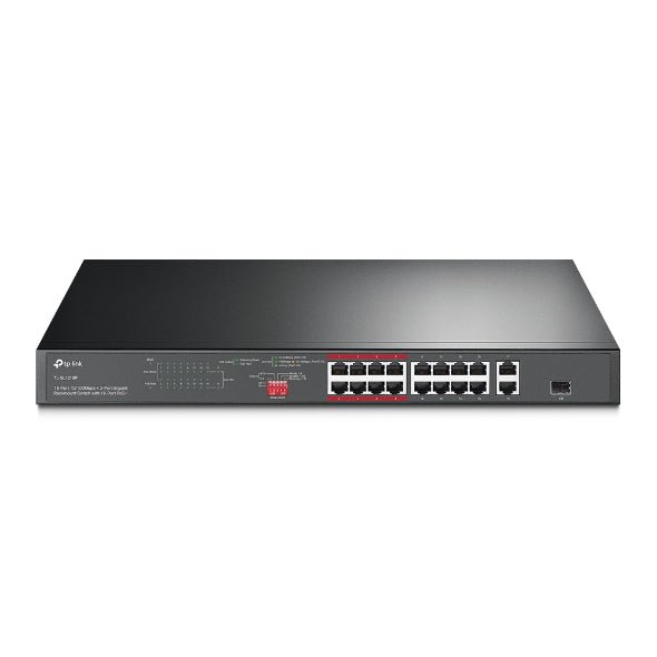 TP-Link Omada 16FE+2GE Rackmount PoE+ Switch TL-SL1218P