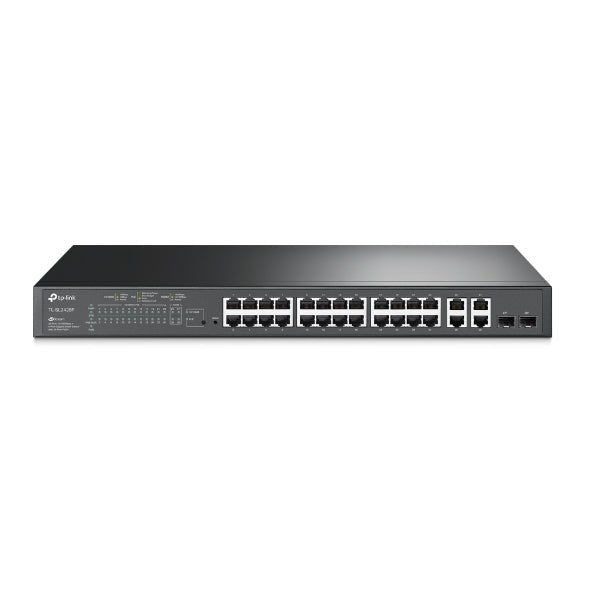 TP-Link Omada 24FE+4GE Smart PoE+ Switch 24-Port PoE+