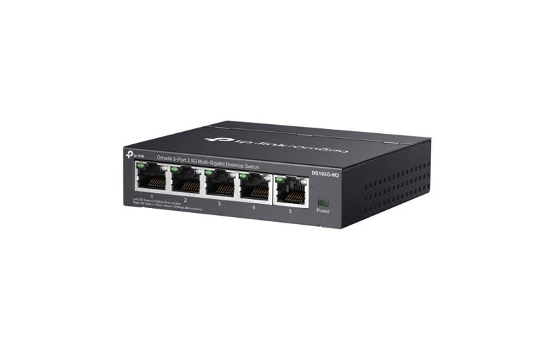 TP-Link Omada DS105G-M2 5-Port 2.5G Multi-Gigabit Desktop Switch