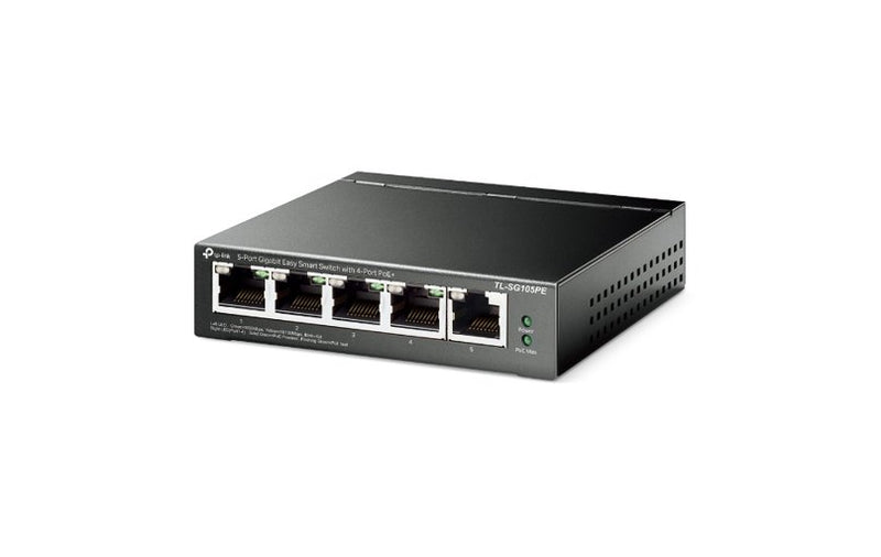 TP-Link Omada 5-Port Gigabit PoE+ Smart Switch TL-SG105PE