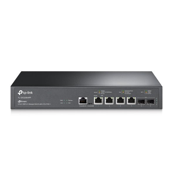 TP-Link Omada TL-SX3206HPP 6-Port 10GE L2+ Managed Switch 4 PoE++