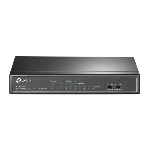 TP-Link Omada 8-Port 10/100Mbps PoE Switch TL-SF1008LP