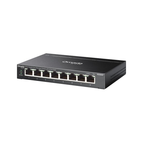 TP-Link Omada ES208GP 8-Port Gigabit Easy Managed Switch