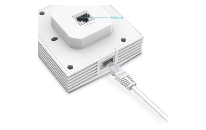 TP-Link Omada AX3000 Wall-Plate Dual-Band Wi-Fi 6 Access Point EAP650-Wall
