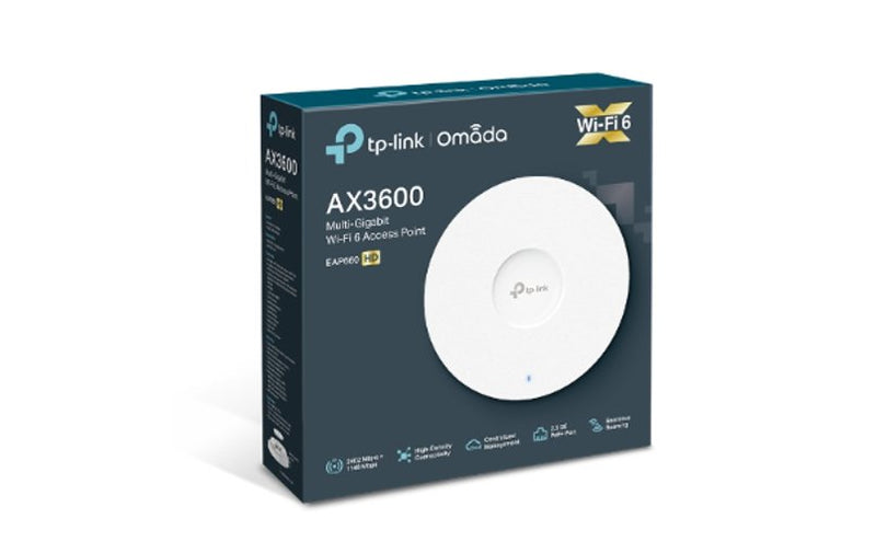 TP-Link Omada EAP660 HD AX3600 Ceiling Mount Dual-Band Wi-Fi 6 Access Point