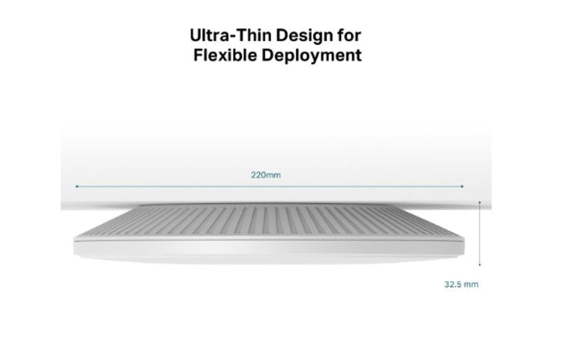 TP-Link Omada BE11000 Ceiling Mount Tri-Band Wi-Fi 7 Access Point EAP772