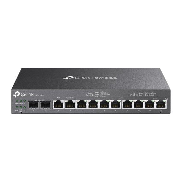 TP-Link Omada Gigabit VPN Router PoE+ Controller ER7212PC