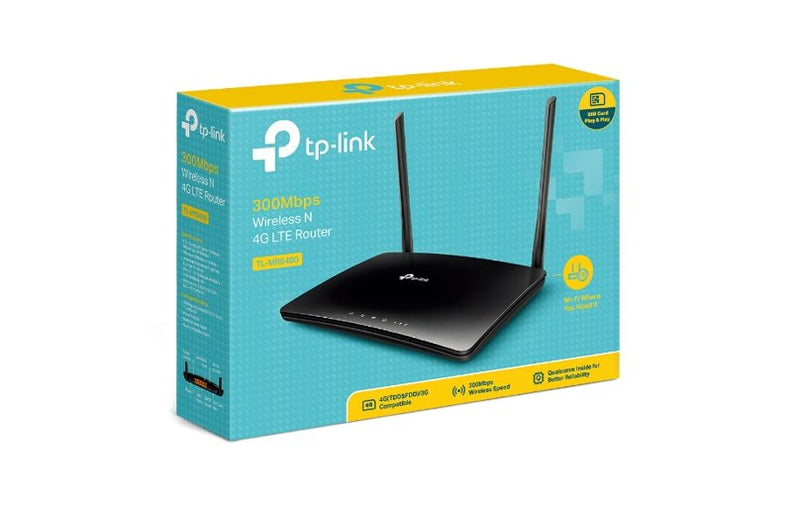 TP-Link SOHO 300Mbps Wireless N 4G LTE Router TL-MR6400