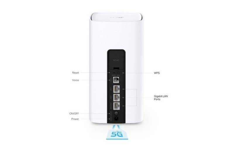 TP-Link NX510v 5G AX3000 Wi-Fi 6 VoLTE/CSFB Telephony Router