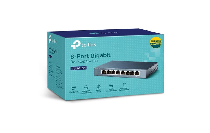 TP-Link 8-Port Gigabit Desktop Switch SG108