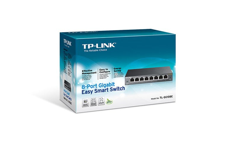 TP-Link SG108E 8-Port Gigabit Easy Smart Switch