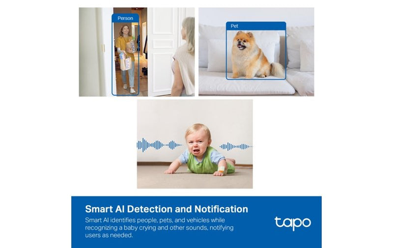 TP-Link Tapo C125 AI Home Security Wi-Fi Camera 1080p