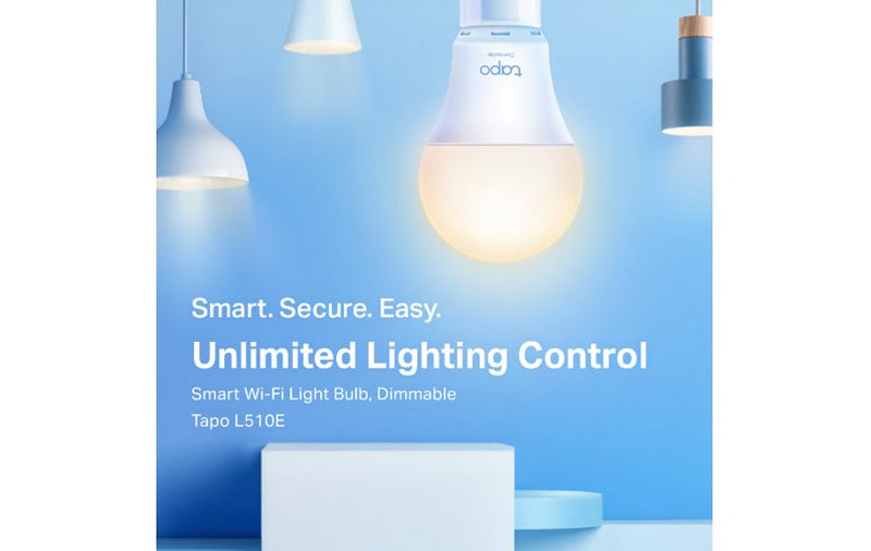 TP-Link Tapo L510E Dimmable Smart LED Light Bulb 2-Pack