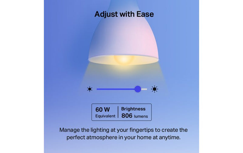 TP-Link Tapo L530E Smart Wi-Fi Light Bulb Multicolor 4-Pack