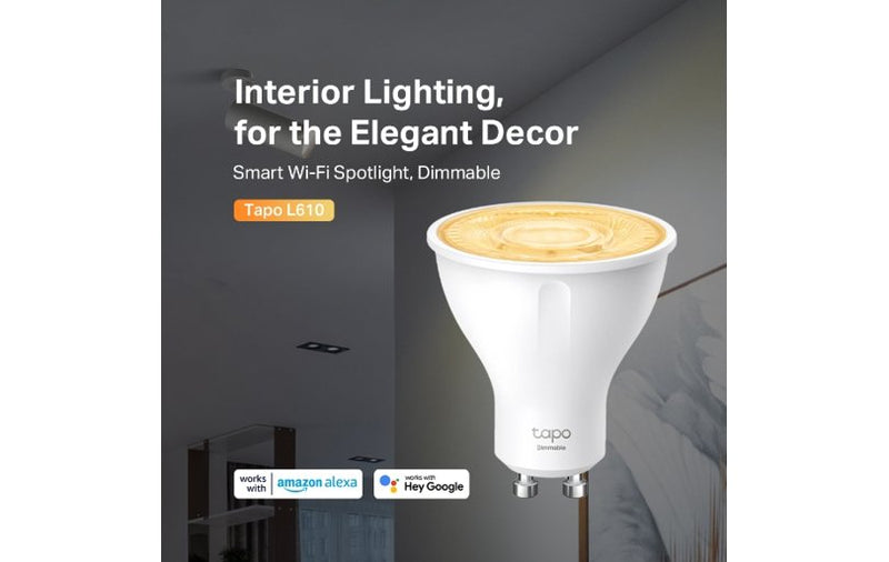 TP-Link Tapo L610 Smart Wi-Fi Spotlight Dimmable 4-Pack