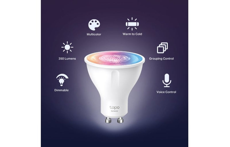 TP-Link Tapo L630 Smart Wi-Fi Multicolor Dimmable Spotlight 2-Pack