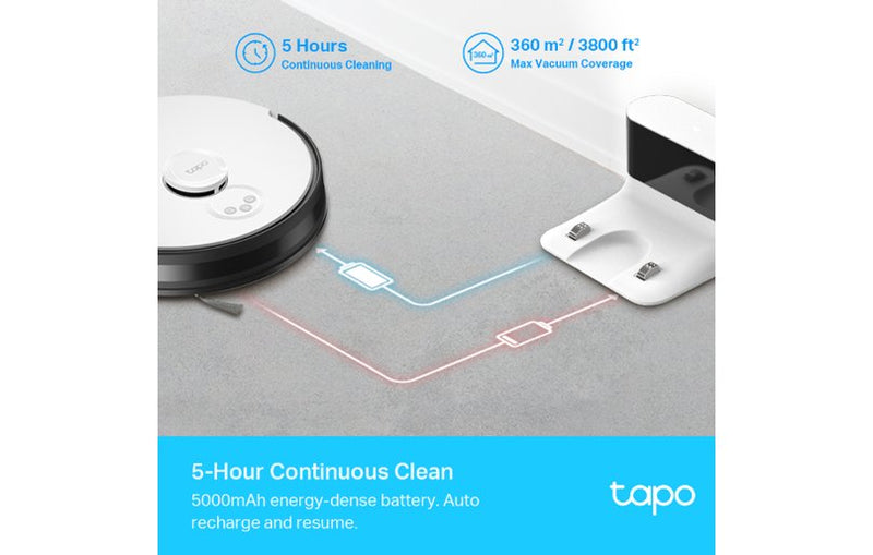 TP-Link Tapo RV30 LiDAR Navigation Robot Vacuum and Mop