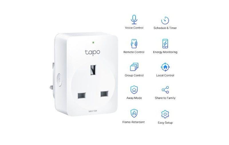 TP-Link Tapo P100 Mini Smart Wi-Fi Socket 2-Pack