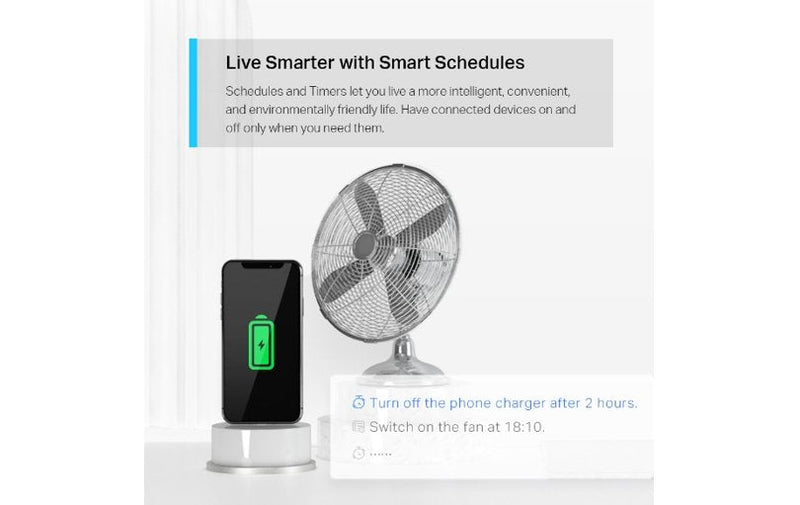 TP-Link Tapo P110 Mini Energy Monitoring Smart Wi-Fi Socket 2-Pack